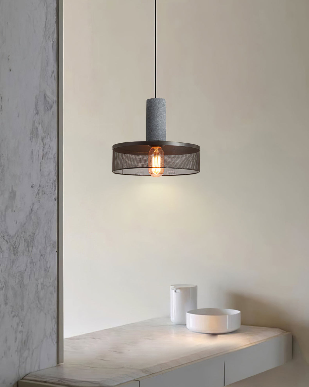 Modern Metal Pendant Light Adjustable Ceiling Fixture