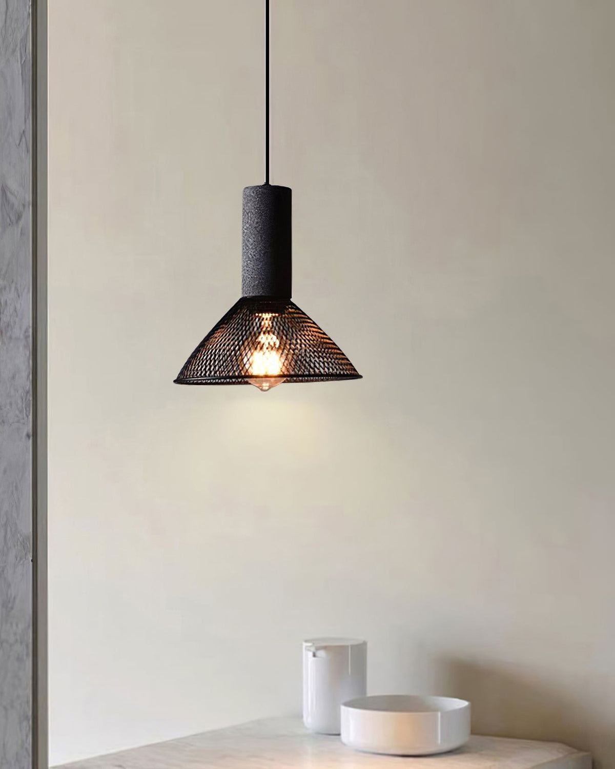 Modern Metal Pendant Light Adjustable Ceiling Fixture