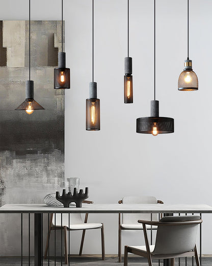 Modern Metal Pendant Light Adjustable Ceiling Fixture