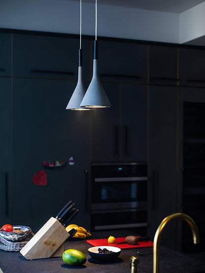 Modern Round Cement Hanging Light