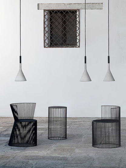 Modern Round Cement Hanging Light