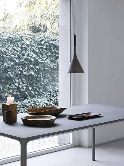 Modern Round Cement Hanging Light