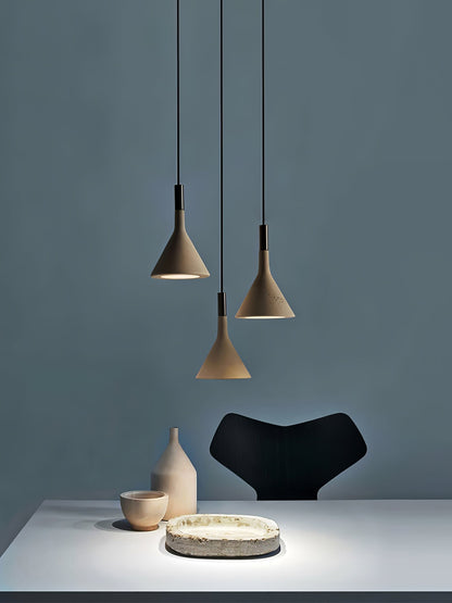 Modern Round Cement Hanging Light
