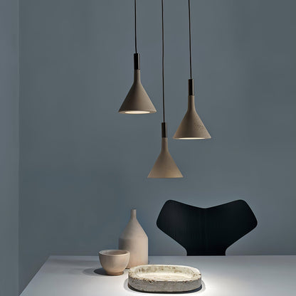 Modern Round Cement Hanging Light