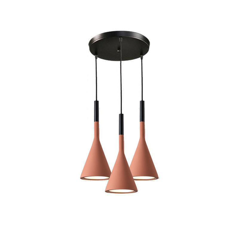 Modern Round Cement Hanging Light