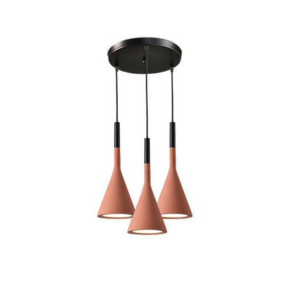 Modern Round Cement Hanging Light