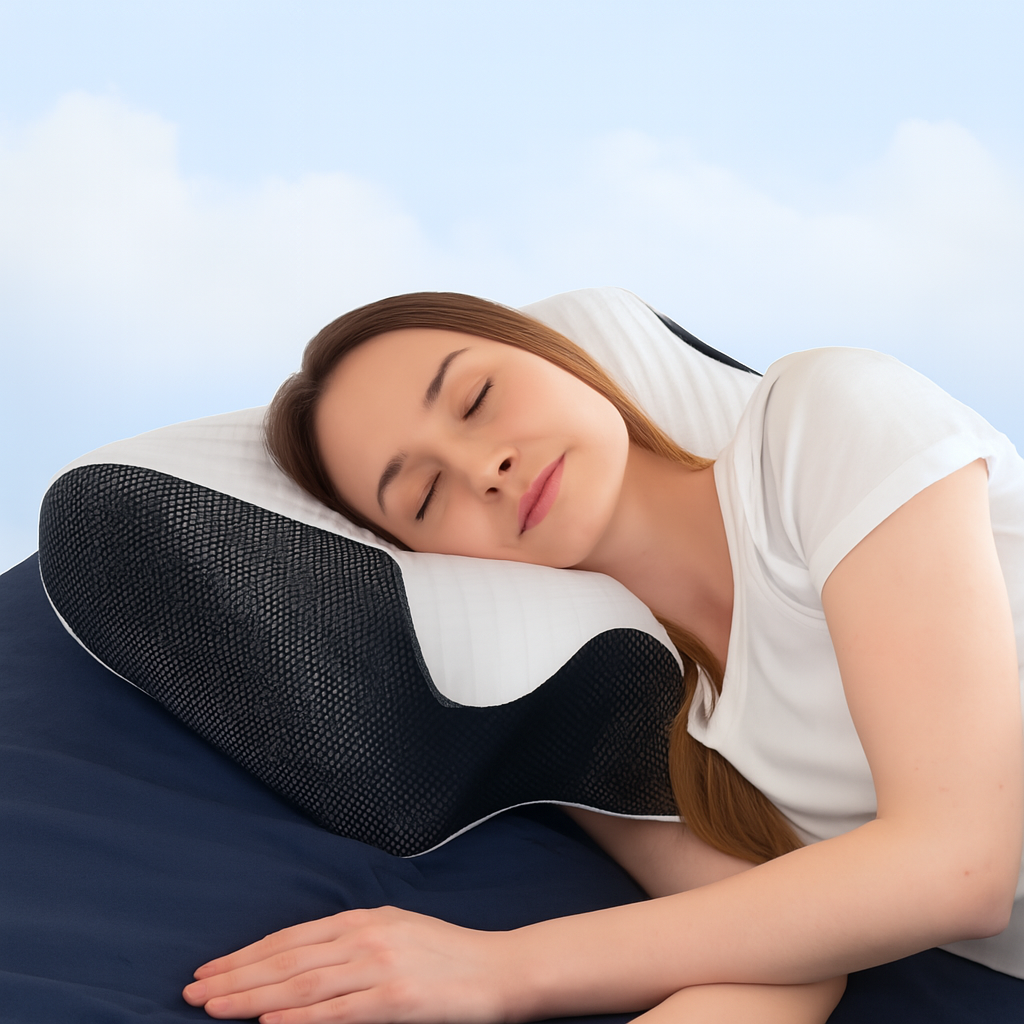 Contour Memory Foam Pillow for Neck and Shoulder Relief