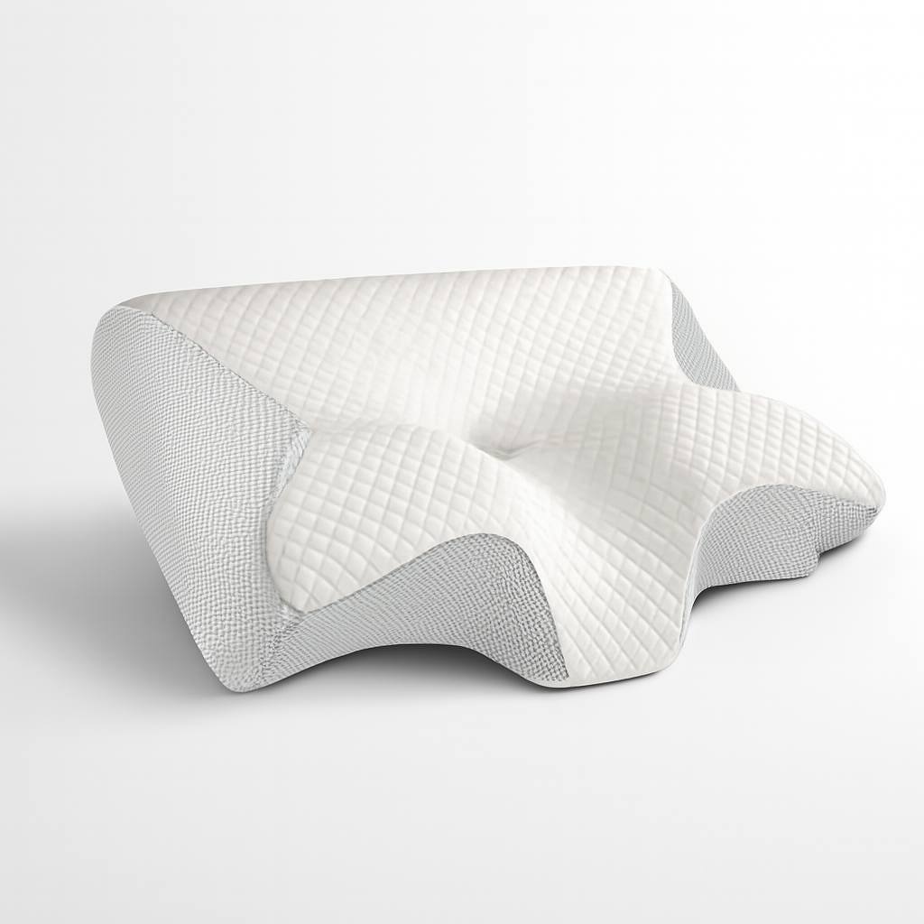 Contour Memory Foam Pillow for Neck and Shoulder Relief