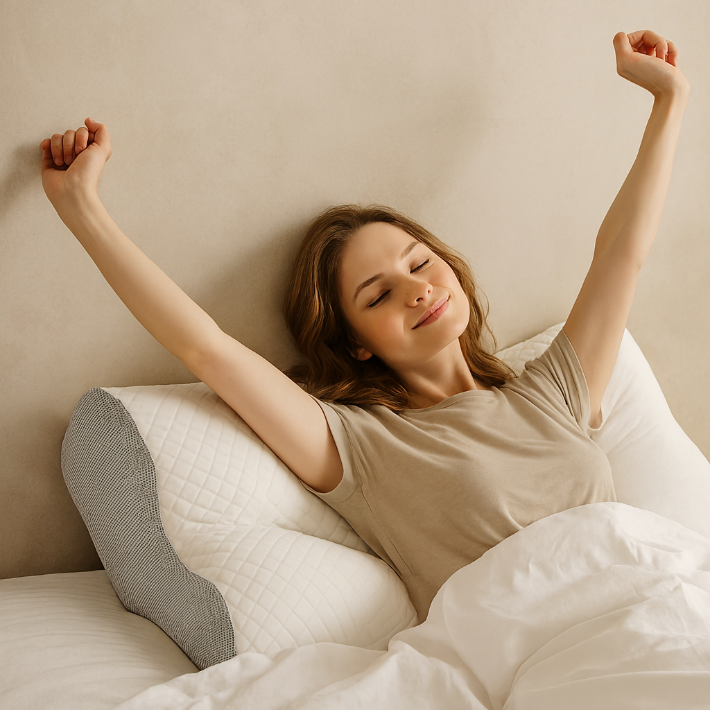 Contour Memory Foam Pillow for Neck and Shoulder Relief