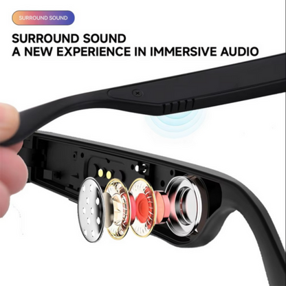 Intelligent Audio Shades with Voice Assistant and UV Protection