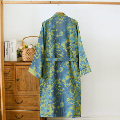 Soft Plush Bath Robe with Thick Warm Design