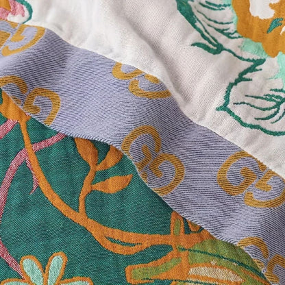 Soft Throw Blanket Floral Home Decoration