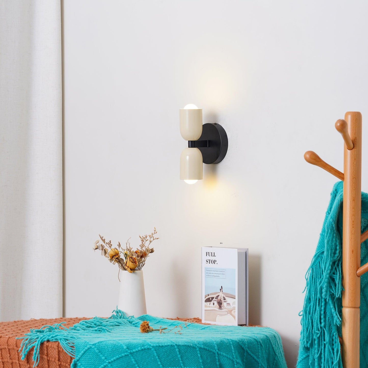 Dual Glass Table Lamp
