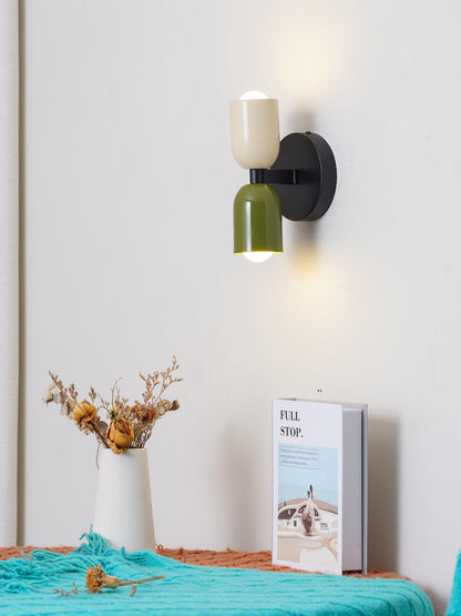 Dual Glass Table Lamp
