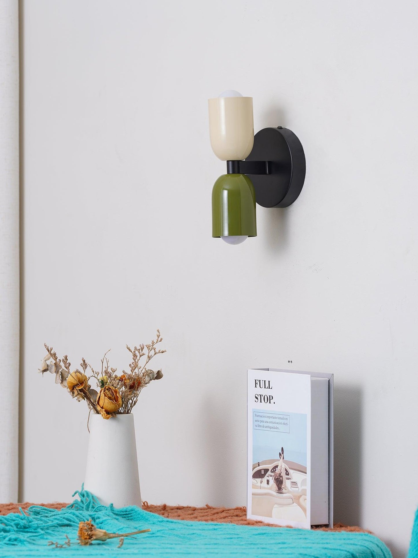 Dual Glass Table Lamp