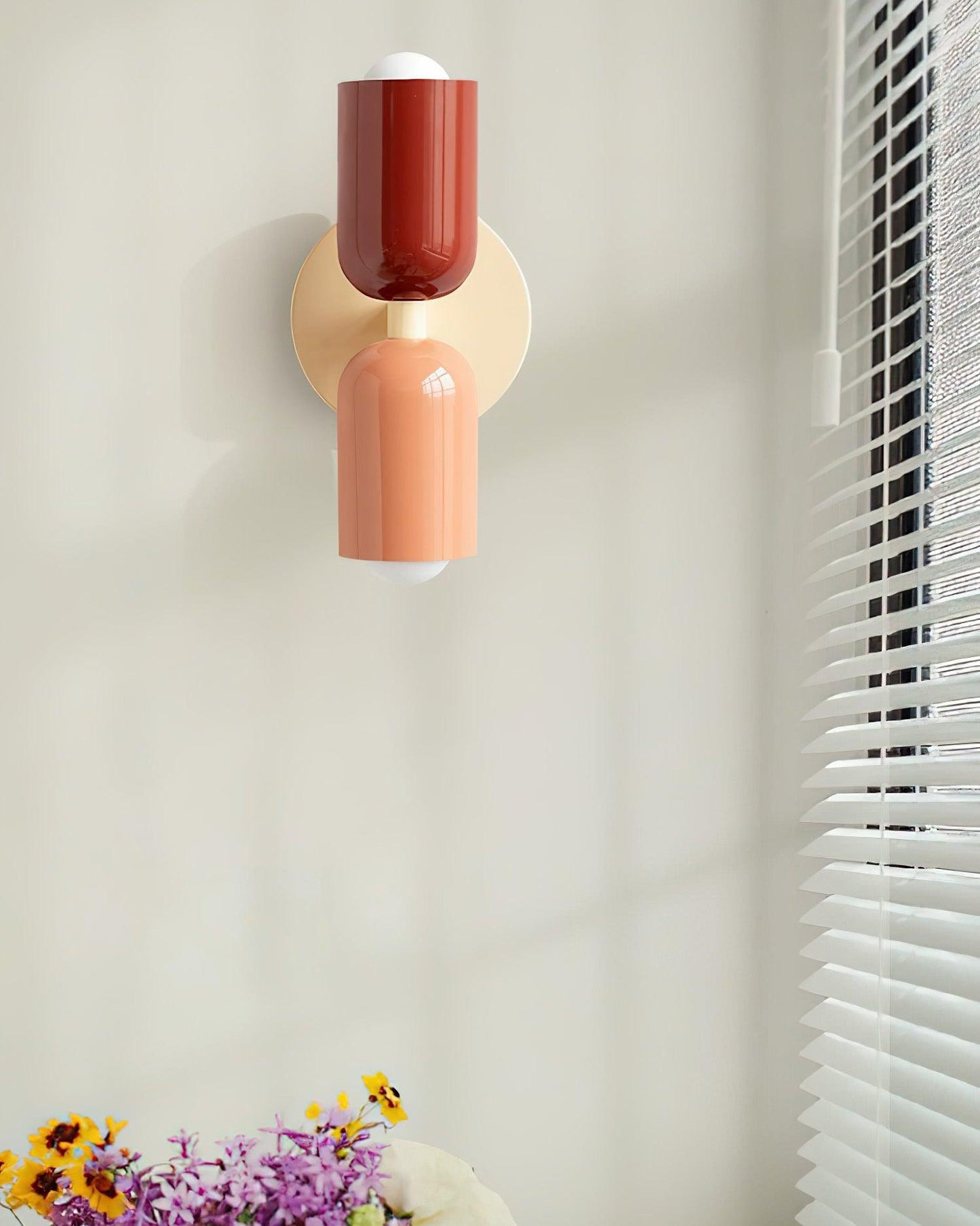 Dual Glass Table Lamp