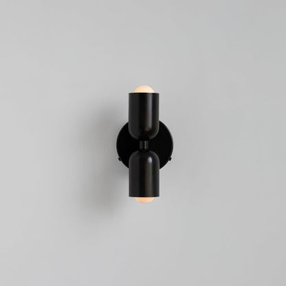 Dual Glass Table Lamp