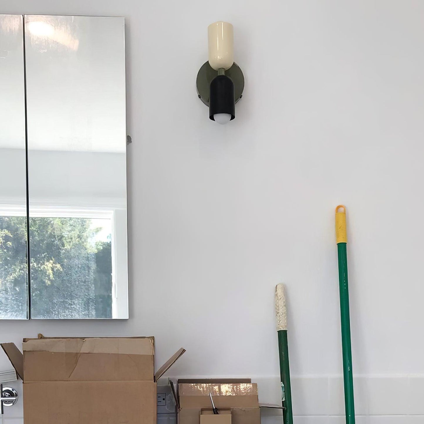 Dual Glass Table Lamp