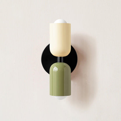 Dual Glass Table Lamp