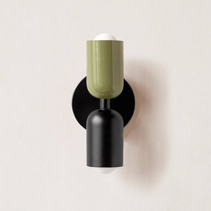 Dual Glass Table Lamp