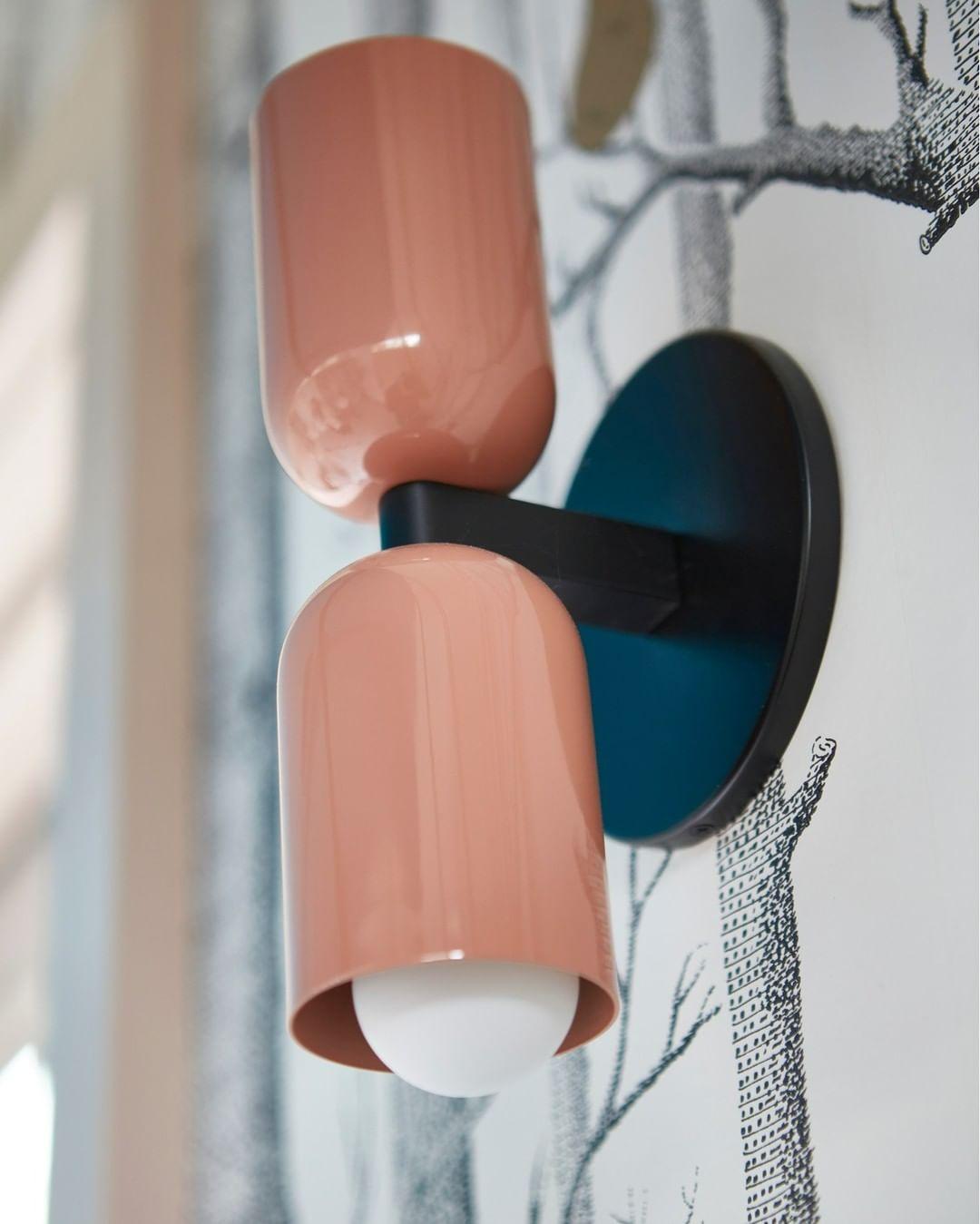 Dual Glass Table Lamp