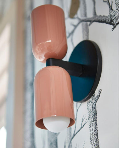 Dual Glass Table Lamp