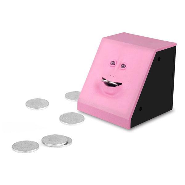 Funny Money Eating Face Piggy Bank
