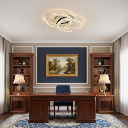 Bright Stainless Steel 11 LED Ceiling Light Fixture - Cofik