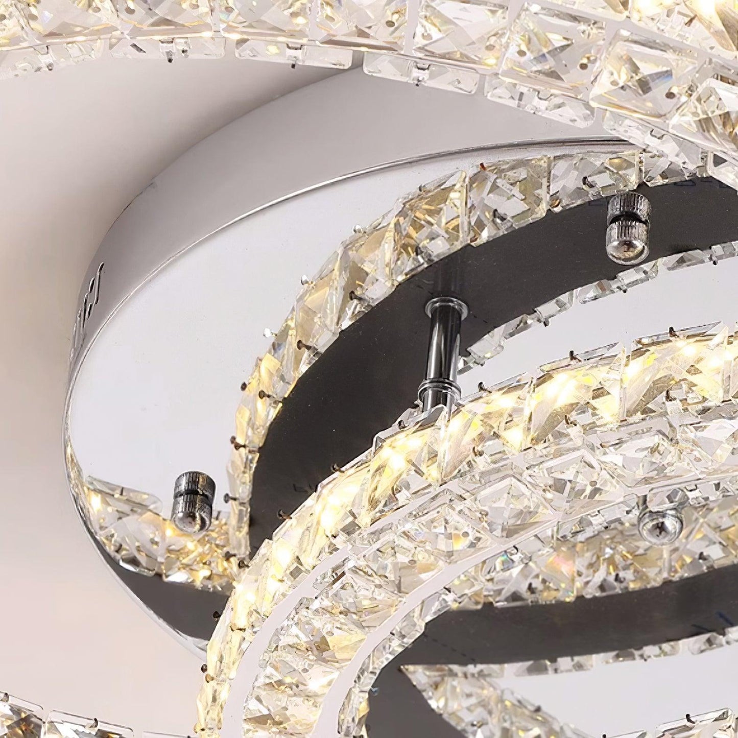 Bright Stainless Steel 11 LED Ceiling Light Fixture