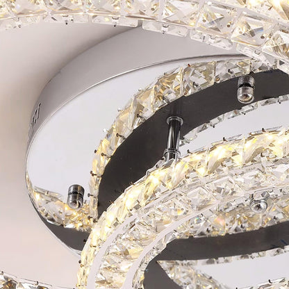 Bright Stainless Steel 11 LED Ceiling Light Fixture