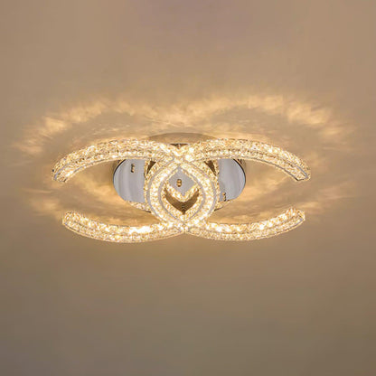 Bright Stainless Steel 11 LED Ceiling Light Fixture