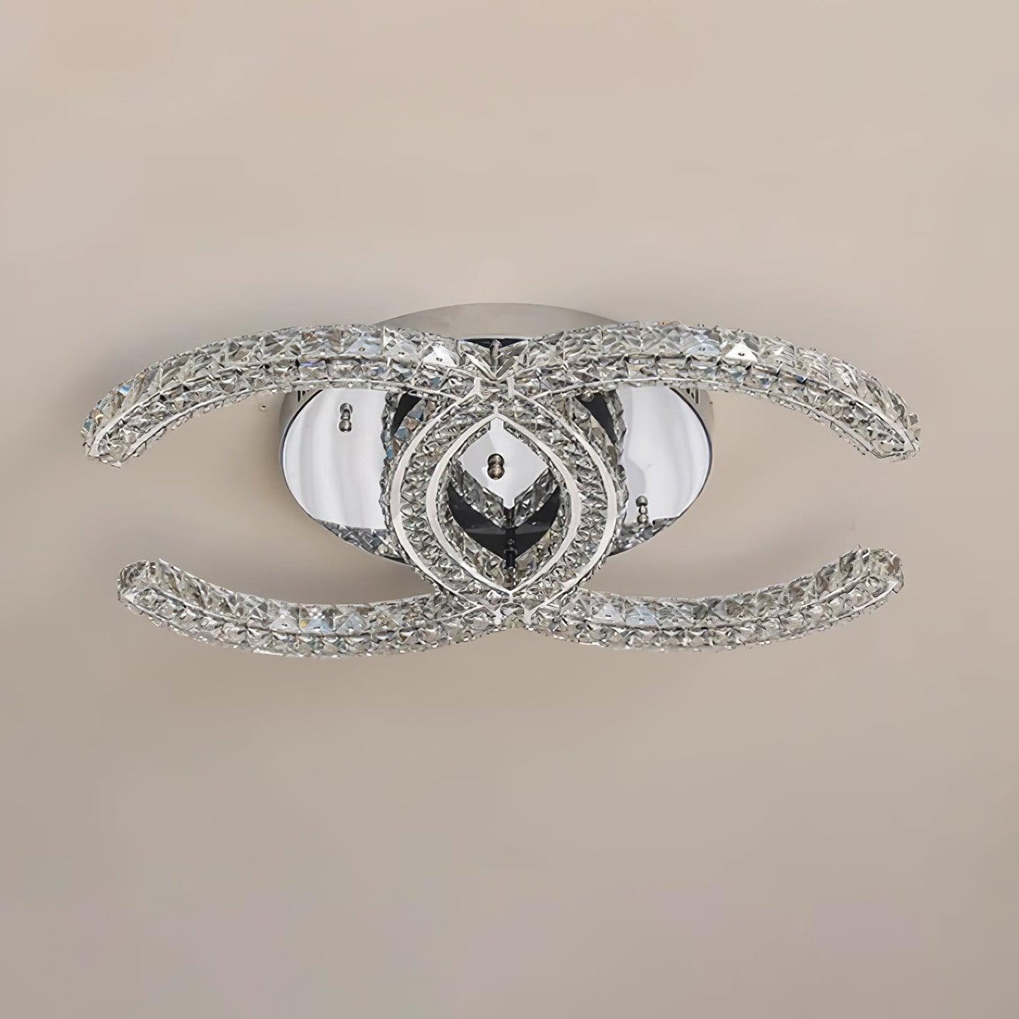 Bright Stainless Steel 11 LED Ceiling Light Fixture