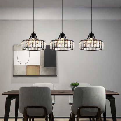 Sparkling Glass Pendant Ceiling Light Fixture