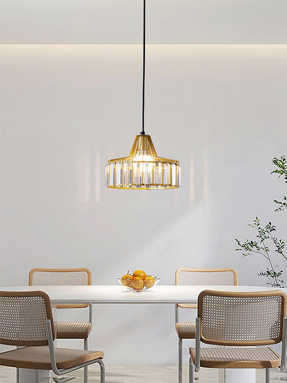Sparkling Glass Pendant Ceiling Light Fixture