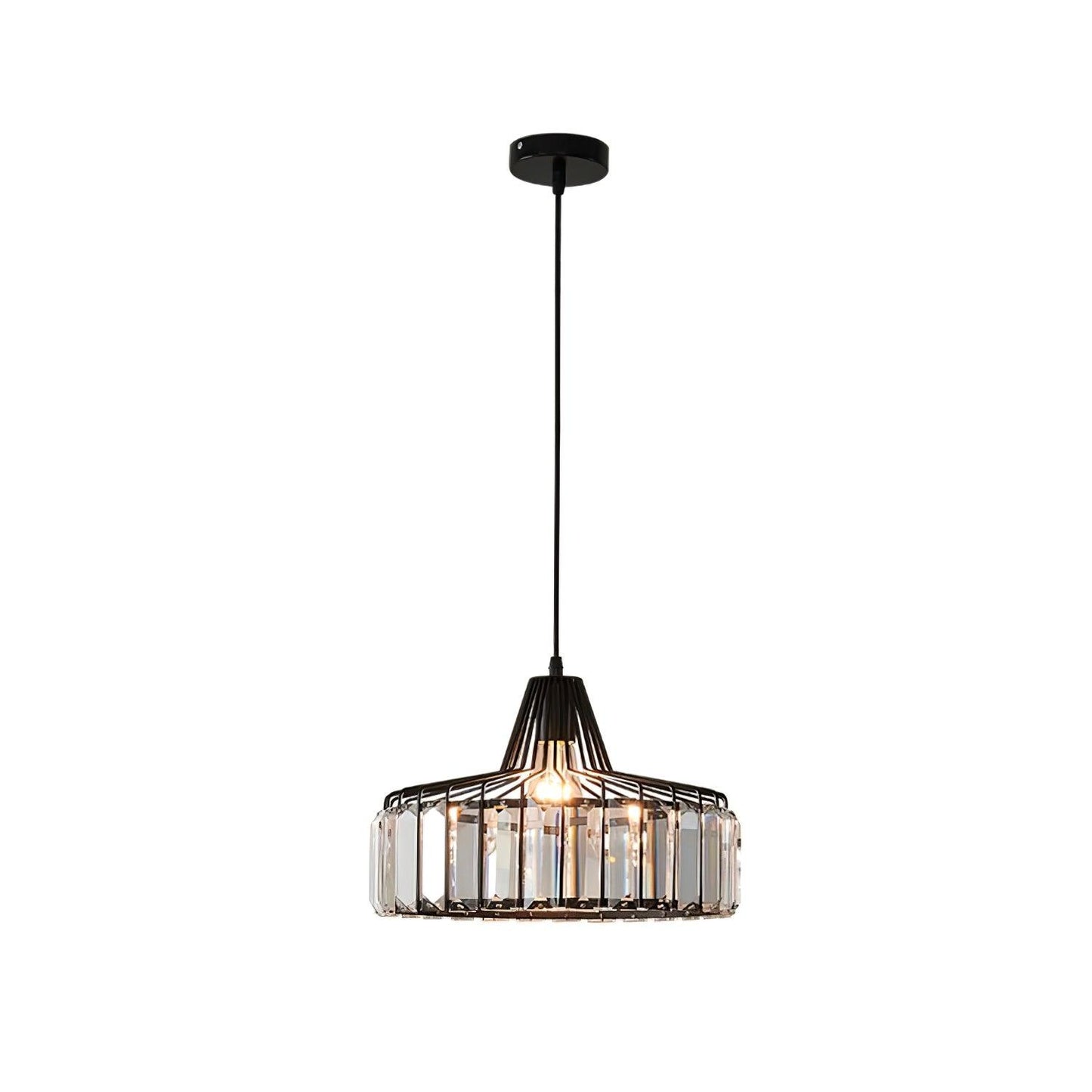 Sparkling Glass Pendant Ceiling Light Fixture