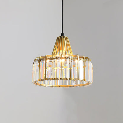 Sparkling Glass Pendant Ceiling Light Fixture