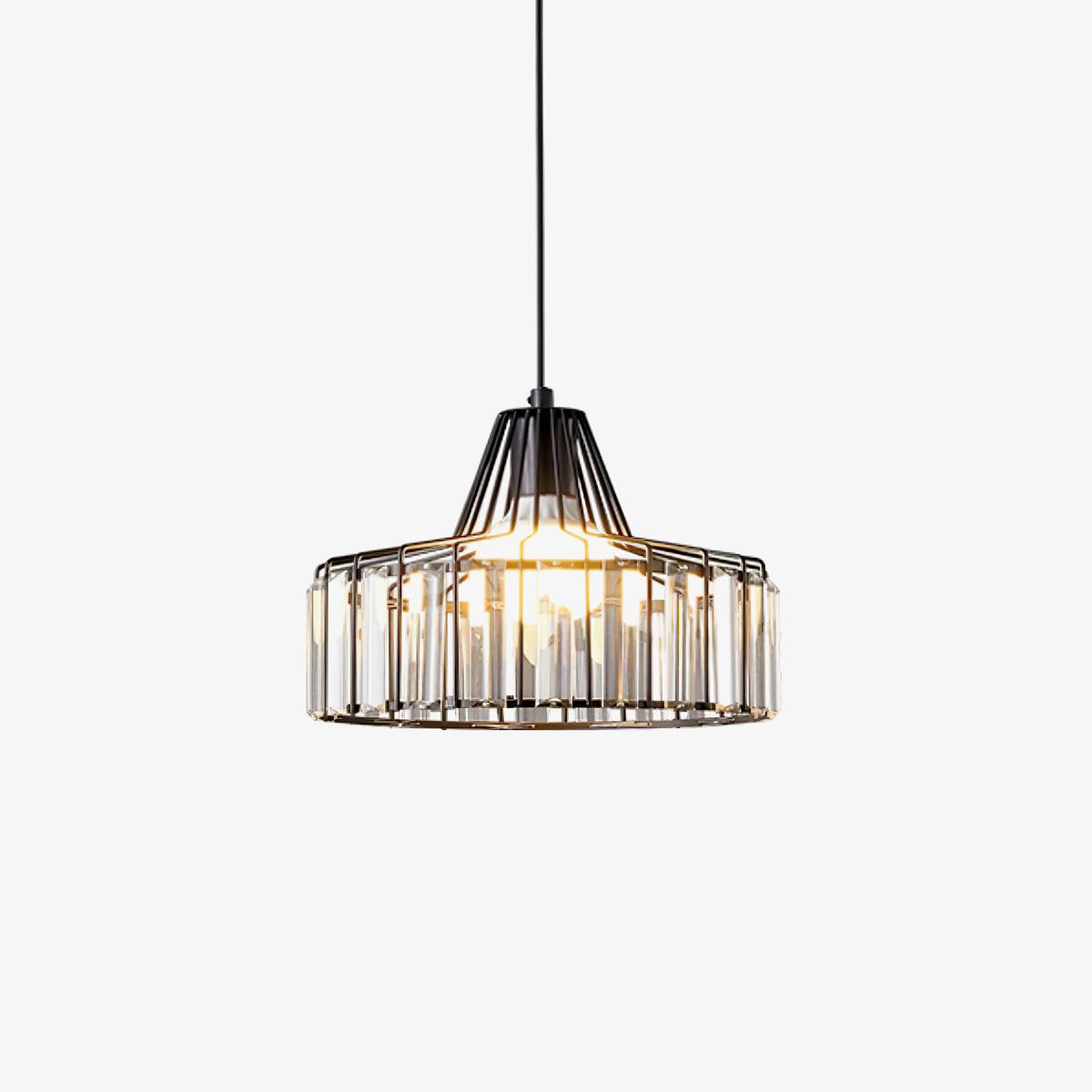Sparkling Glass Pendant Ceiling Light Fixture
