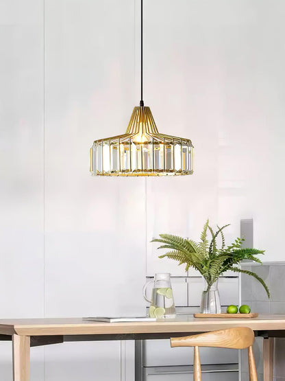 Sparkling Glass Pendant Ceiling Light Fixture
