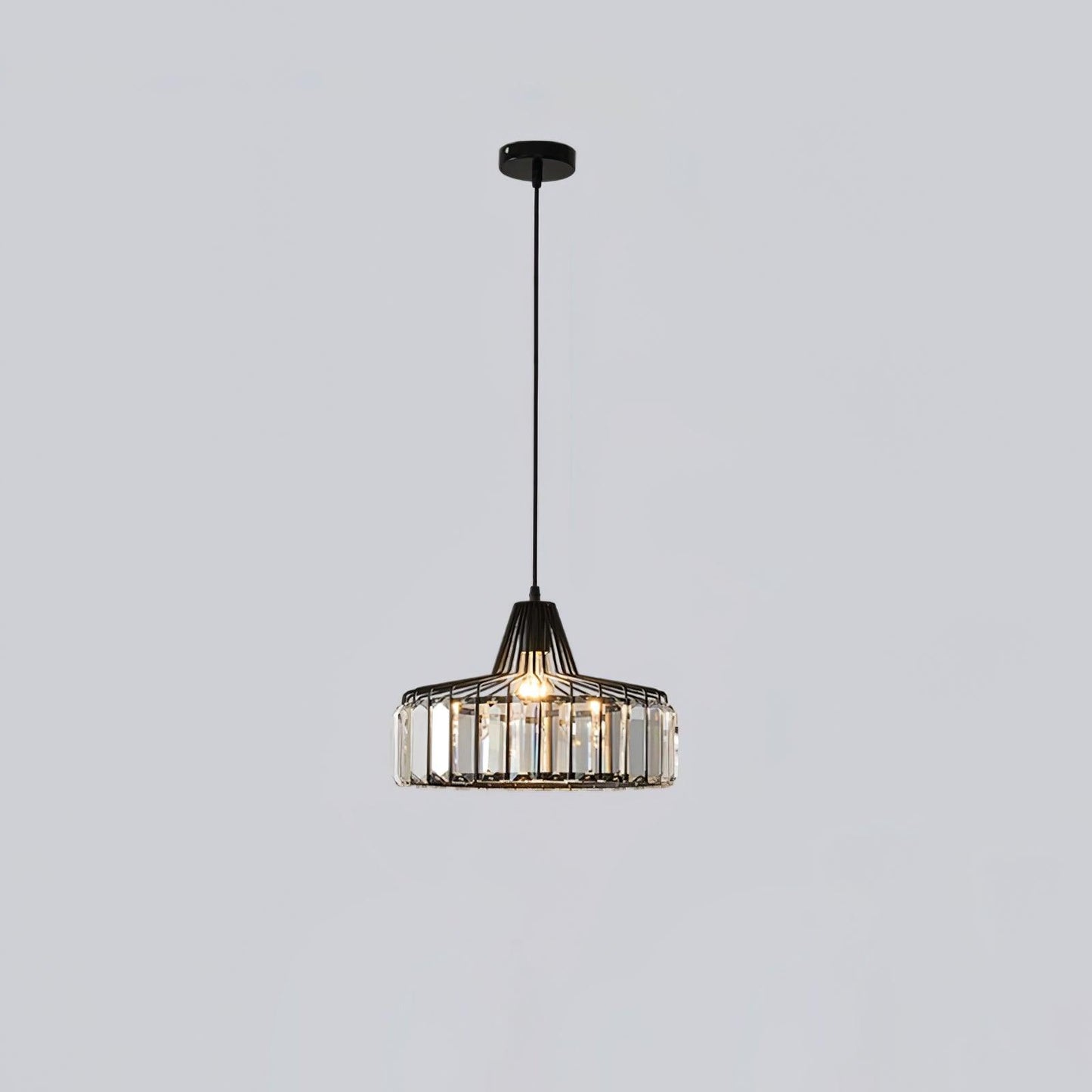 Sparkling Glass Pendant Ceiling Light Fixture