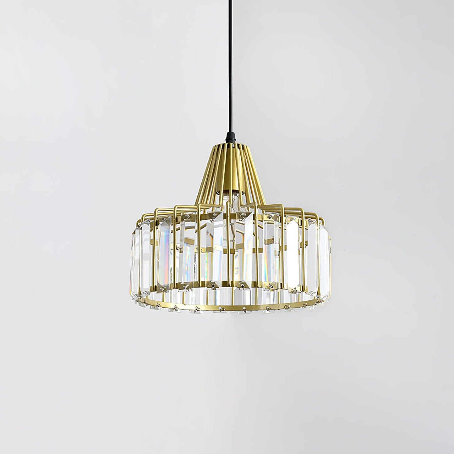 Sparkling Glass Pendant Ceiling Light Fixture