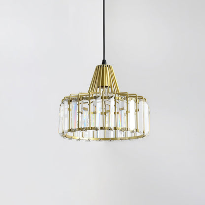 Sparkling Glass Pendant Ceiling Light Fixture