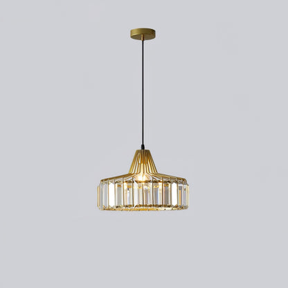 Sparkling Glass Pendant Ceiling Light Fixture