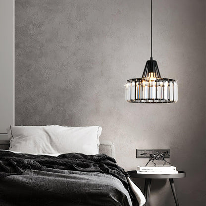 Sparkling Glass Pendant Ceiling Light Fixture