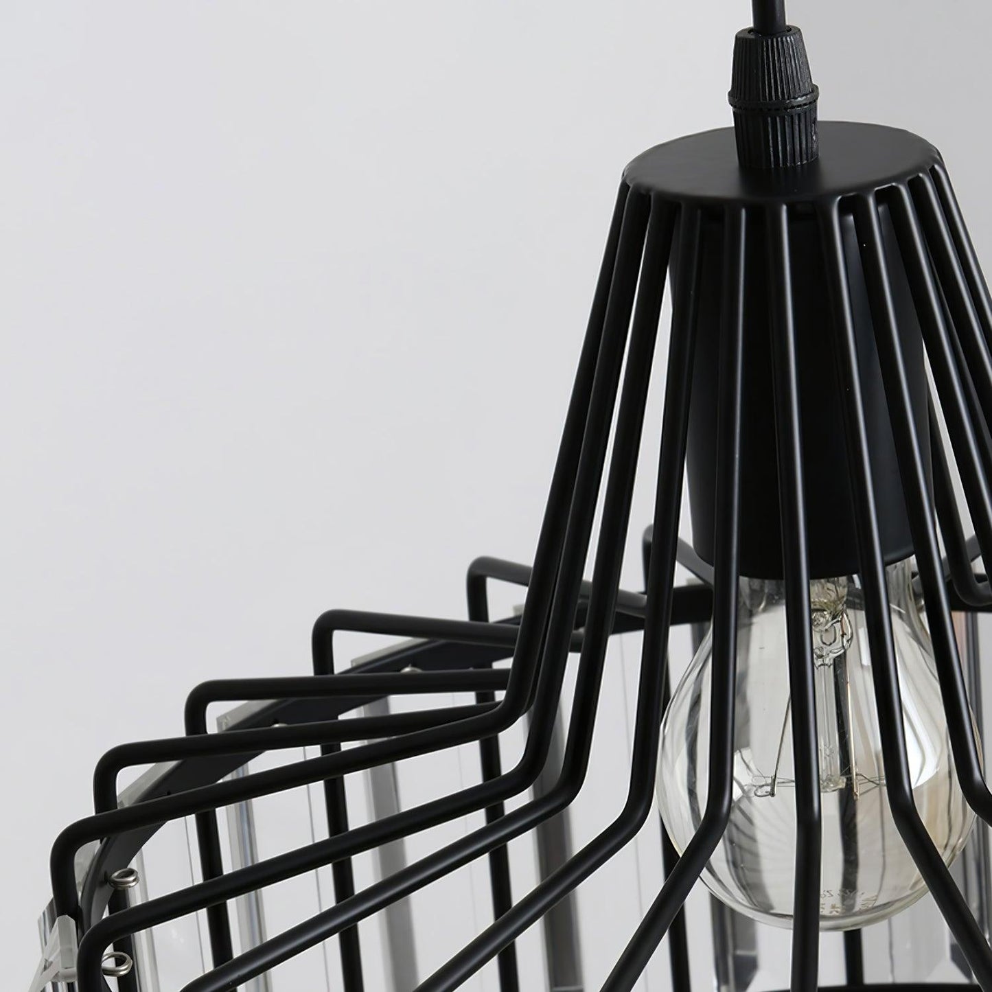 Sparkling Glass Pendant Ceiling Light Fixture