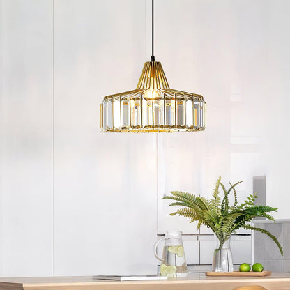Sparkling Glass Pendant Ceiling Light Fixture