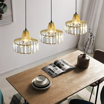 Sparkling Glass Pendant Ceiling Light Fixture