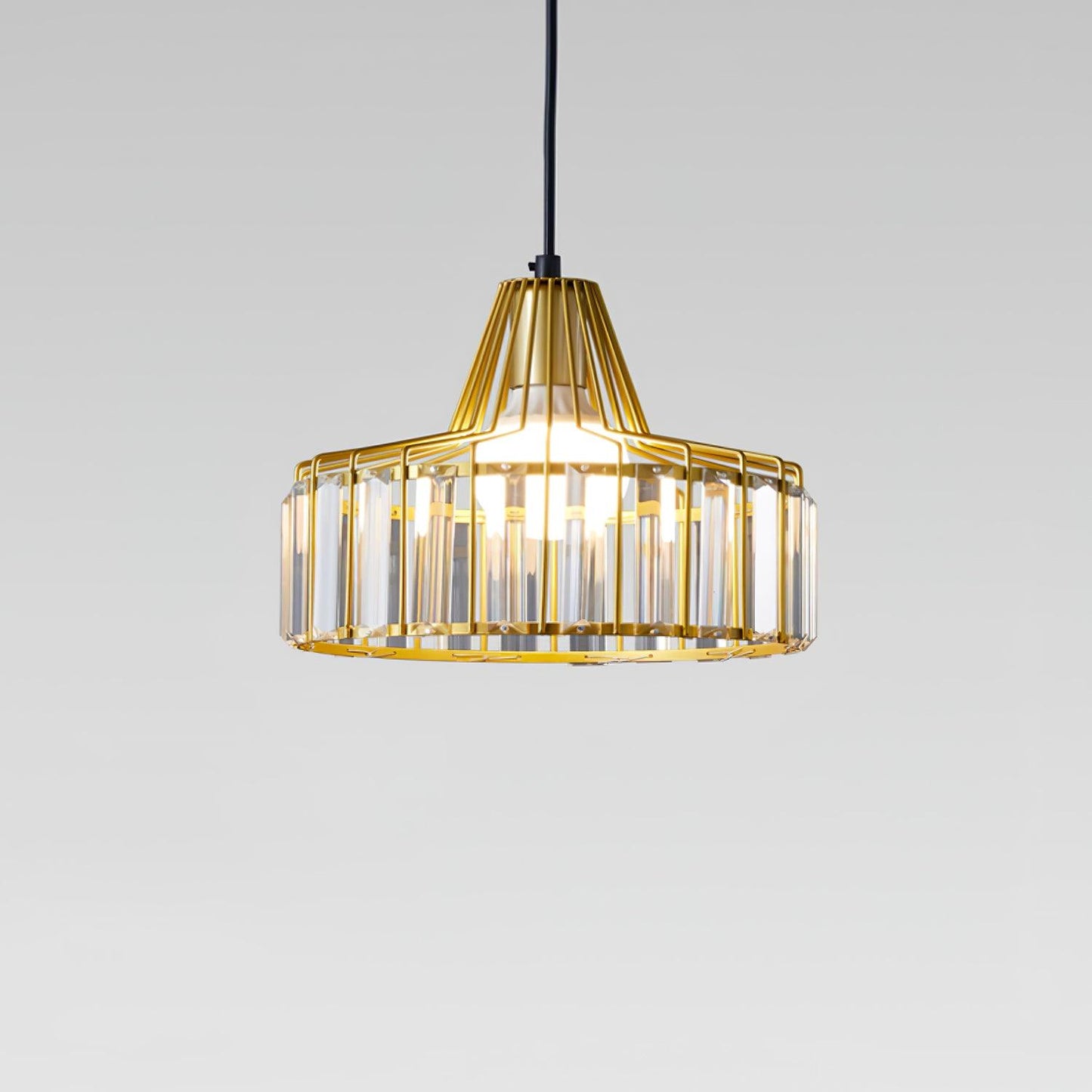 Sparkling Glass Pendant Ceiling Light Fixture