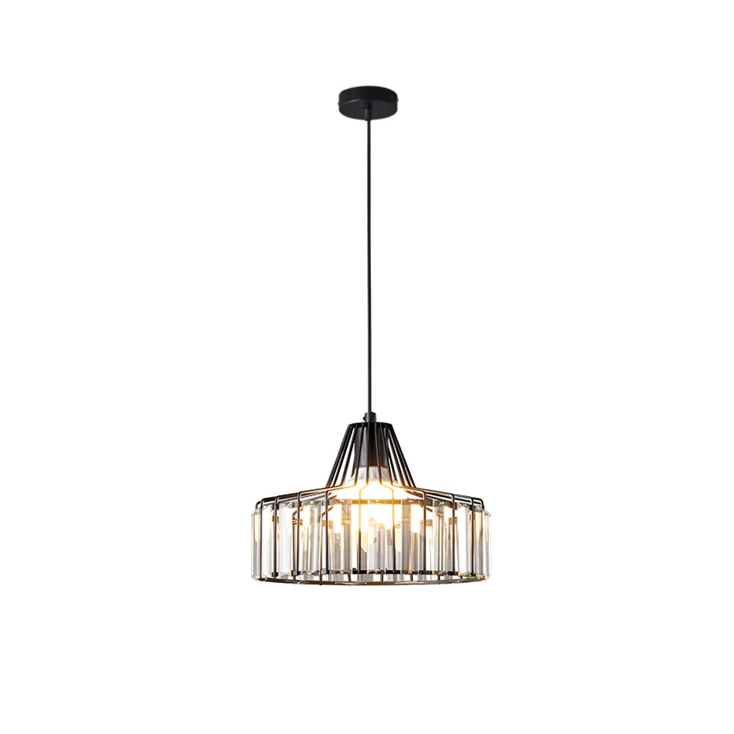 Sparkling Glass Pendant Ceiling Light Fixture