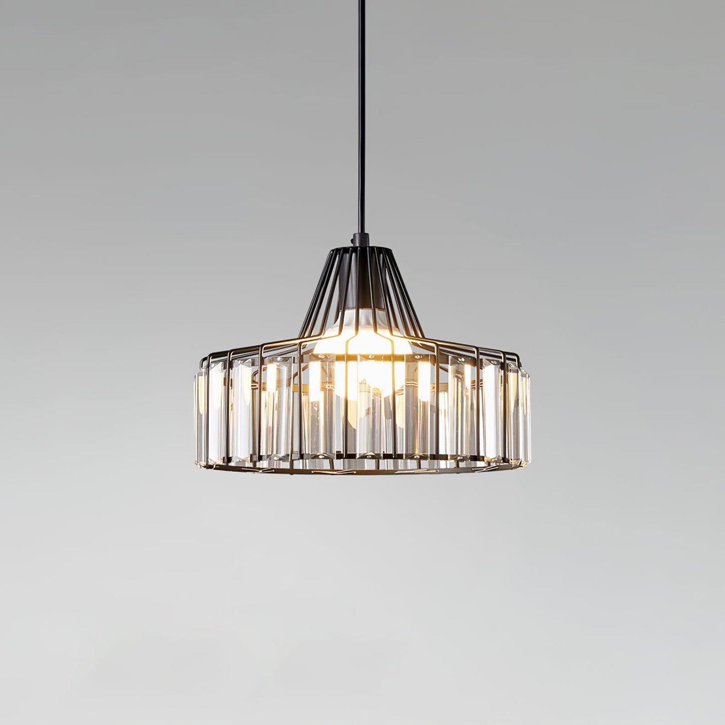 Sparkling Glass Pendant Ceiling Light Fixture