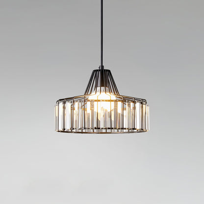 Sparkling Glass Pendant Ceiling Light Fixture